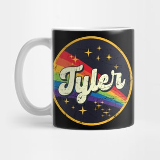 Tyler // Rainbow In Space Vintage Grunge-Style Mug